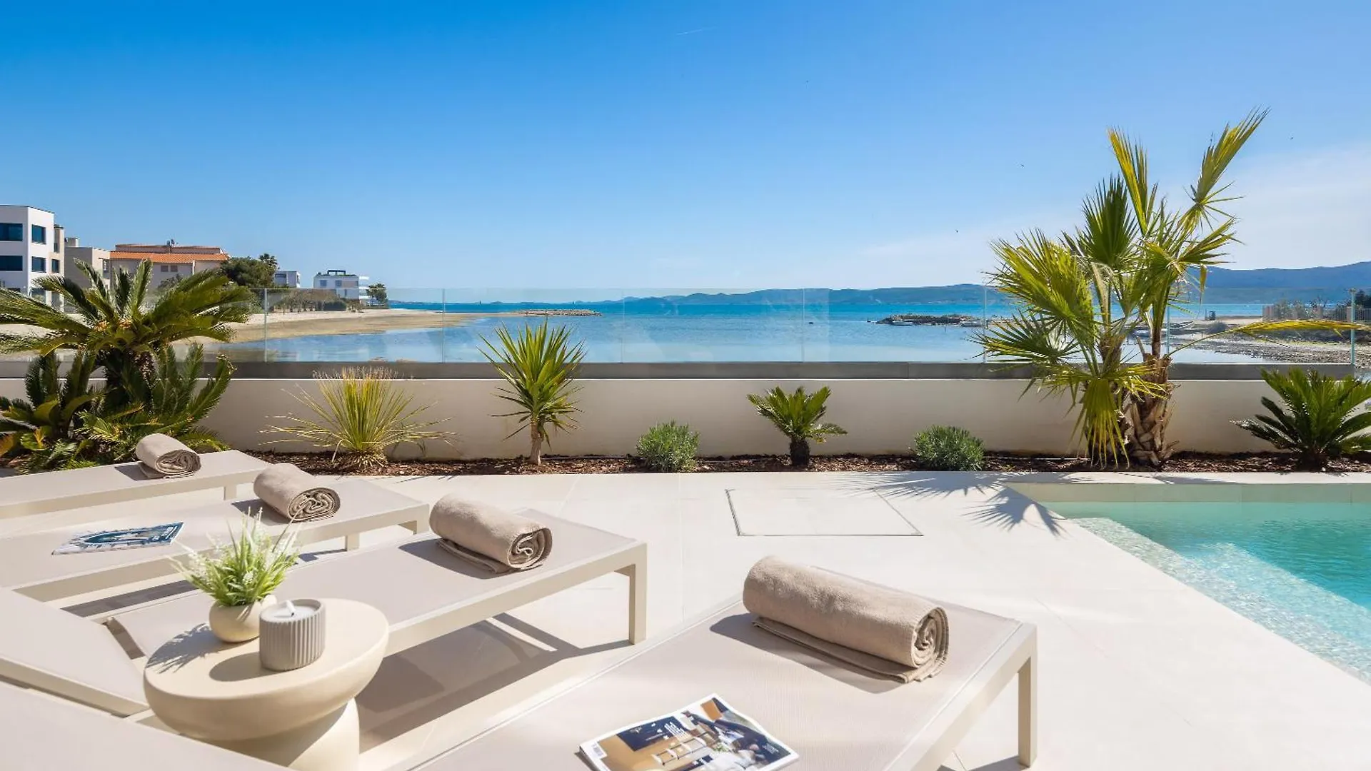 Sukošan Luxury Seafront Villa Noles With Heated Pool, Jacuzzi, Ev Near Zadar 0*,  קרואטיה