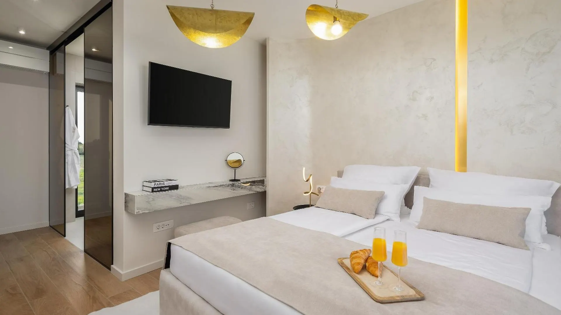 Luxury Seafront Villa Noles With Heated Pool, Jacuzzi, Ev Near Zadar Sukošan 크로아티아