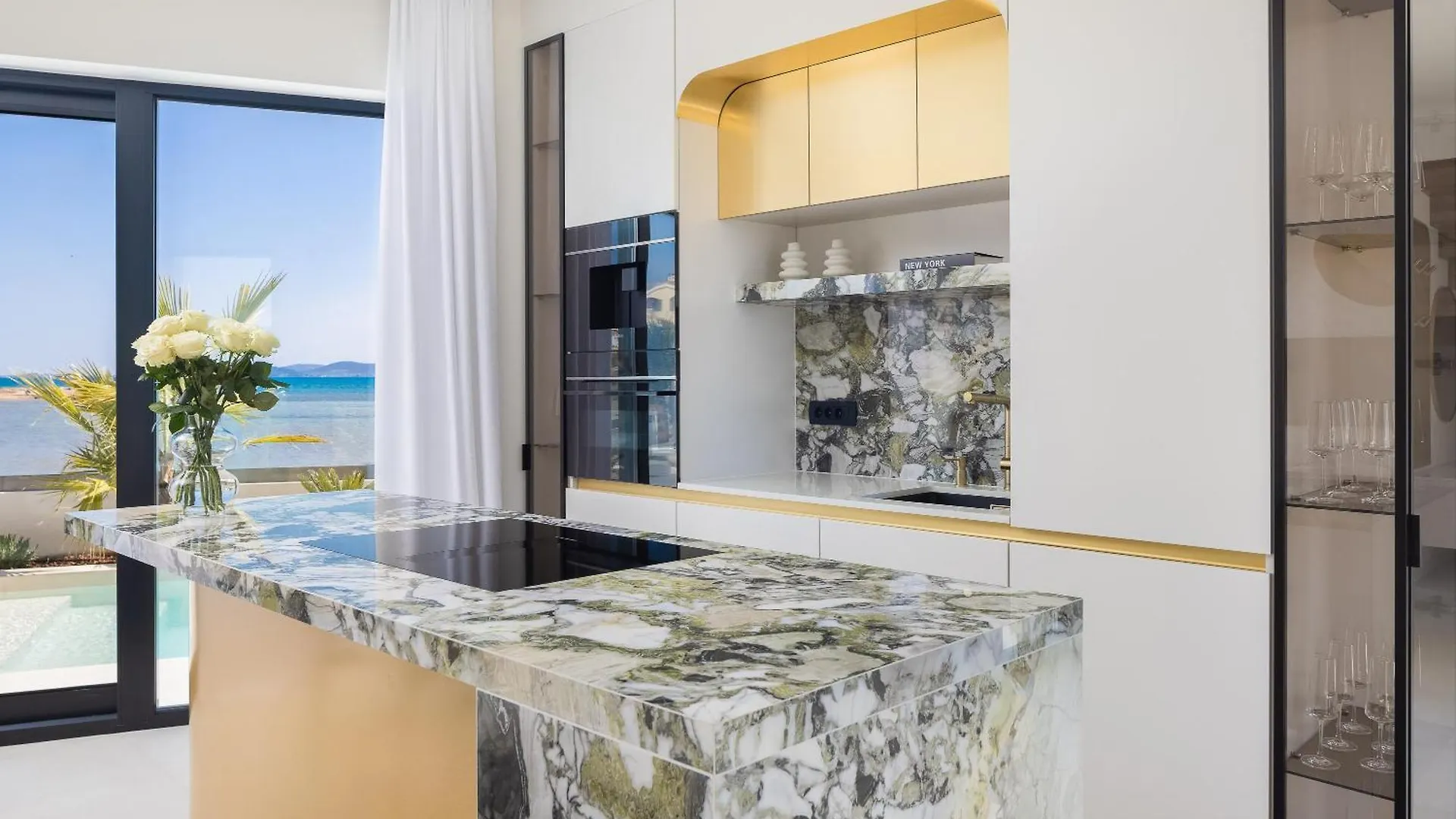 Sukošan Luxury Seafront Villa Noles With Heated Pool, Jacuzzi, Ev Near Zadar